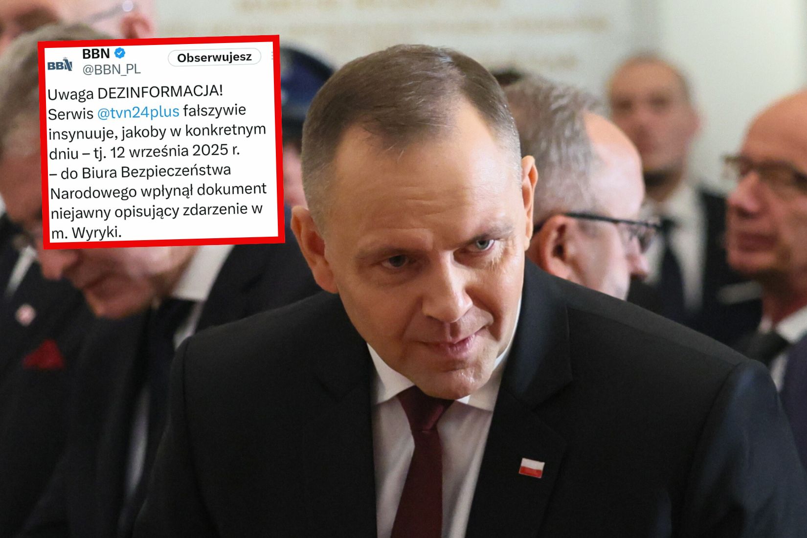 Kontrowersje wokół notatki rządowej. BBN oskarża TVN o dezinformację