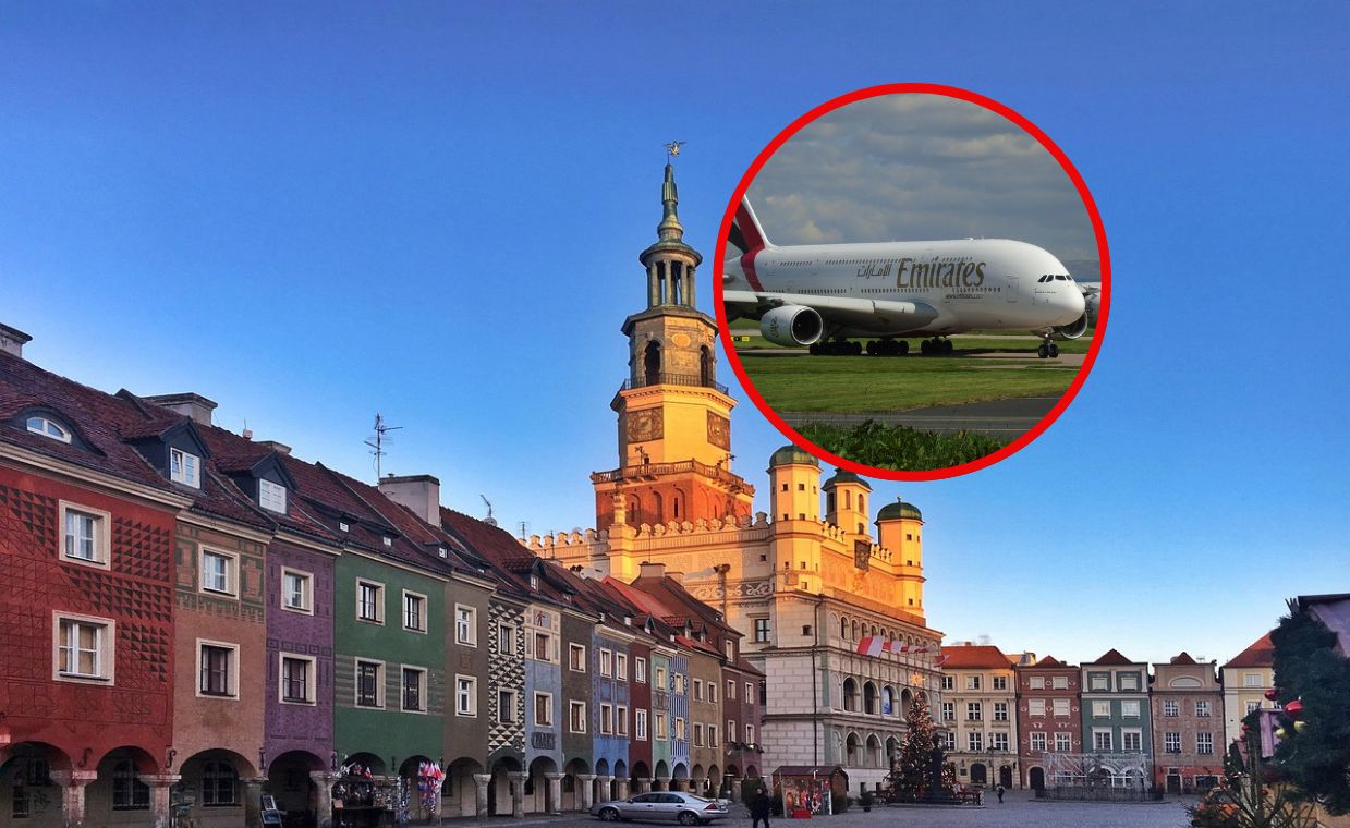 Pokochali polskie miasto. Samoloty z Dubaju są pełne