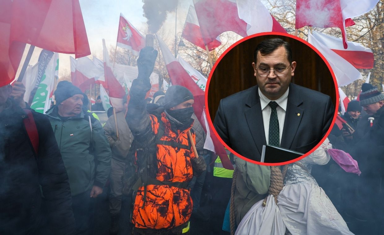 Incydent przed domem ministra rolnictwa. Interweniowała policja