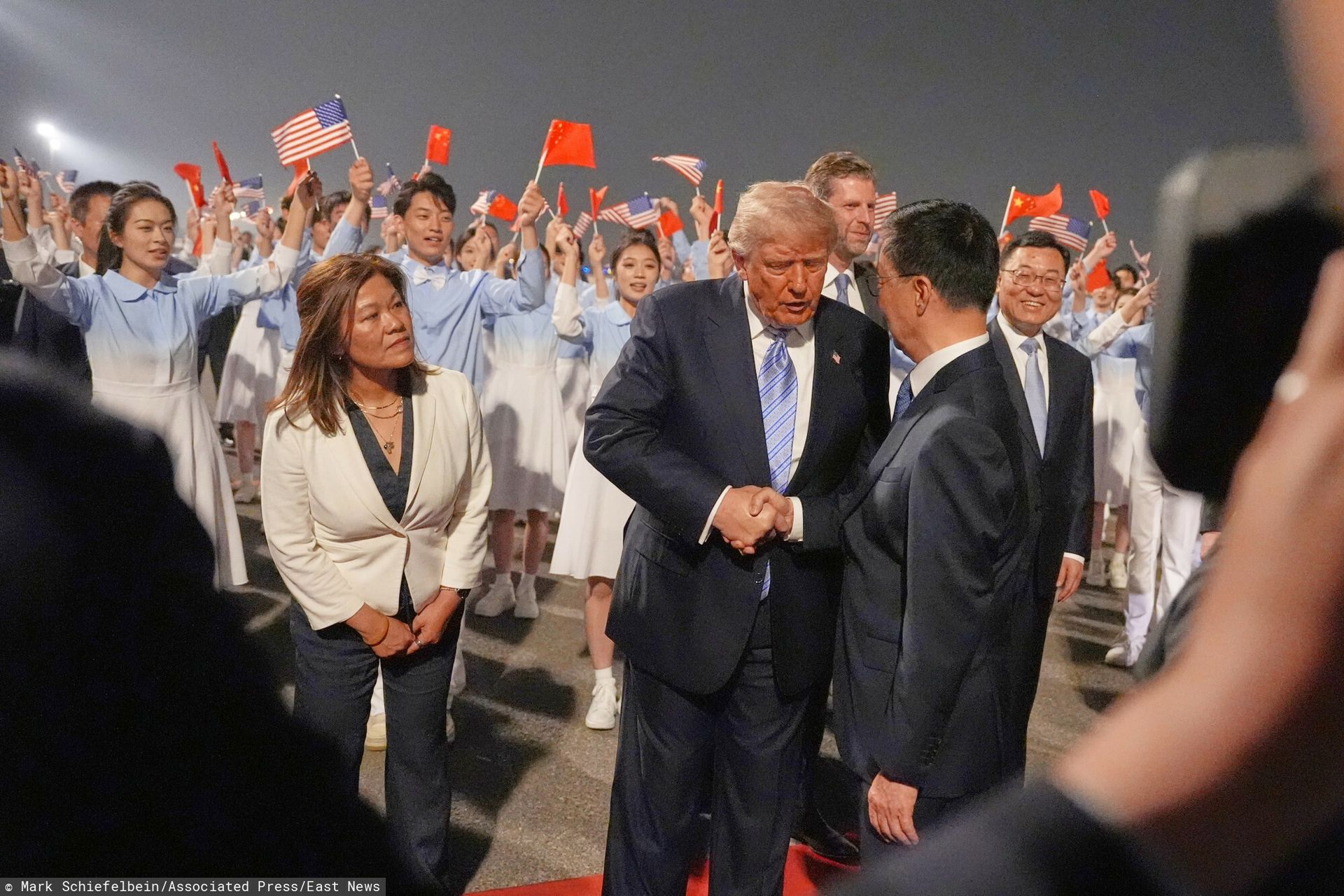 Trump wylądował w Chinach. Pierwsza taka wizyta od 2017 r.