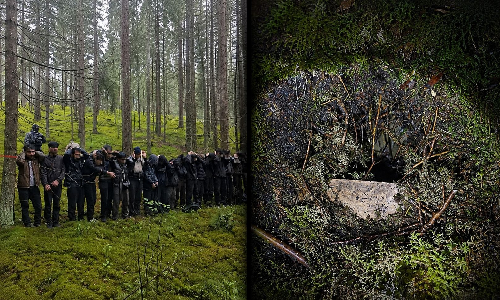 Łotwa odkryła tajny tunel na granicy z Białorusią. Migranci wpadli