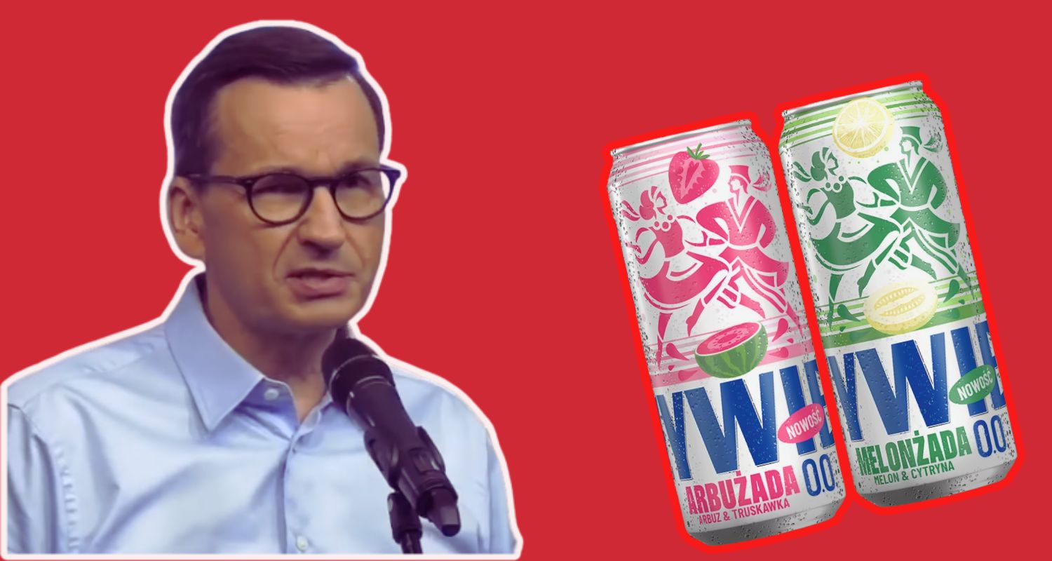 Morawiecki oburzony na nowy produkt Żywca. "Alkotubki przebrano za oranżadę"