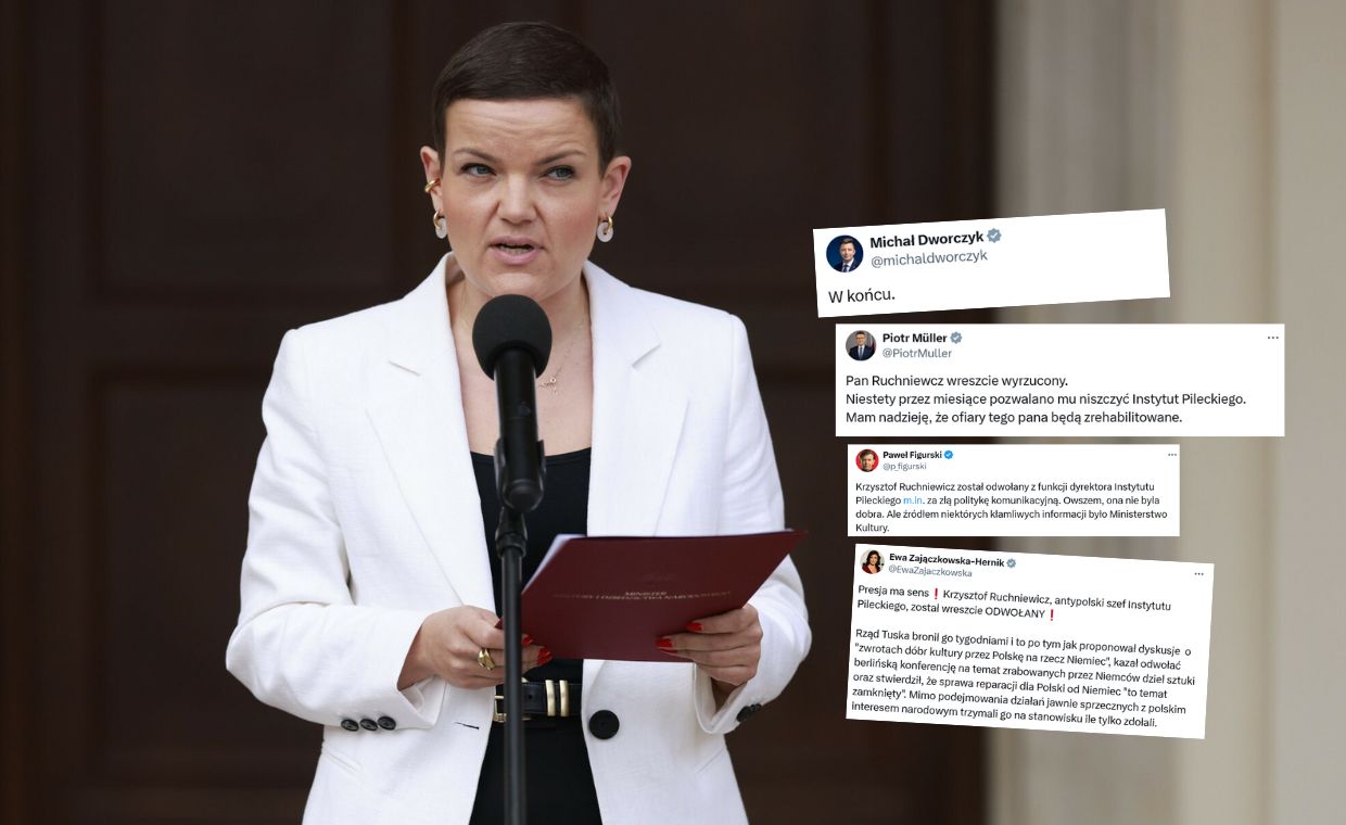 Afera w Instytucie Pileckiego. Komentują decyzję ws. Ruchniewicza