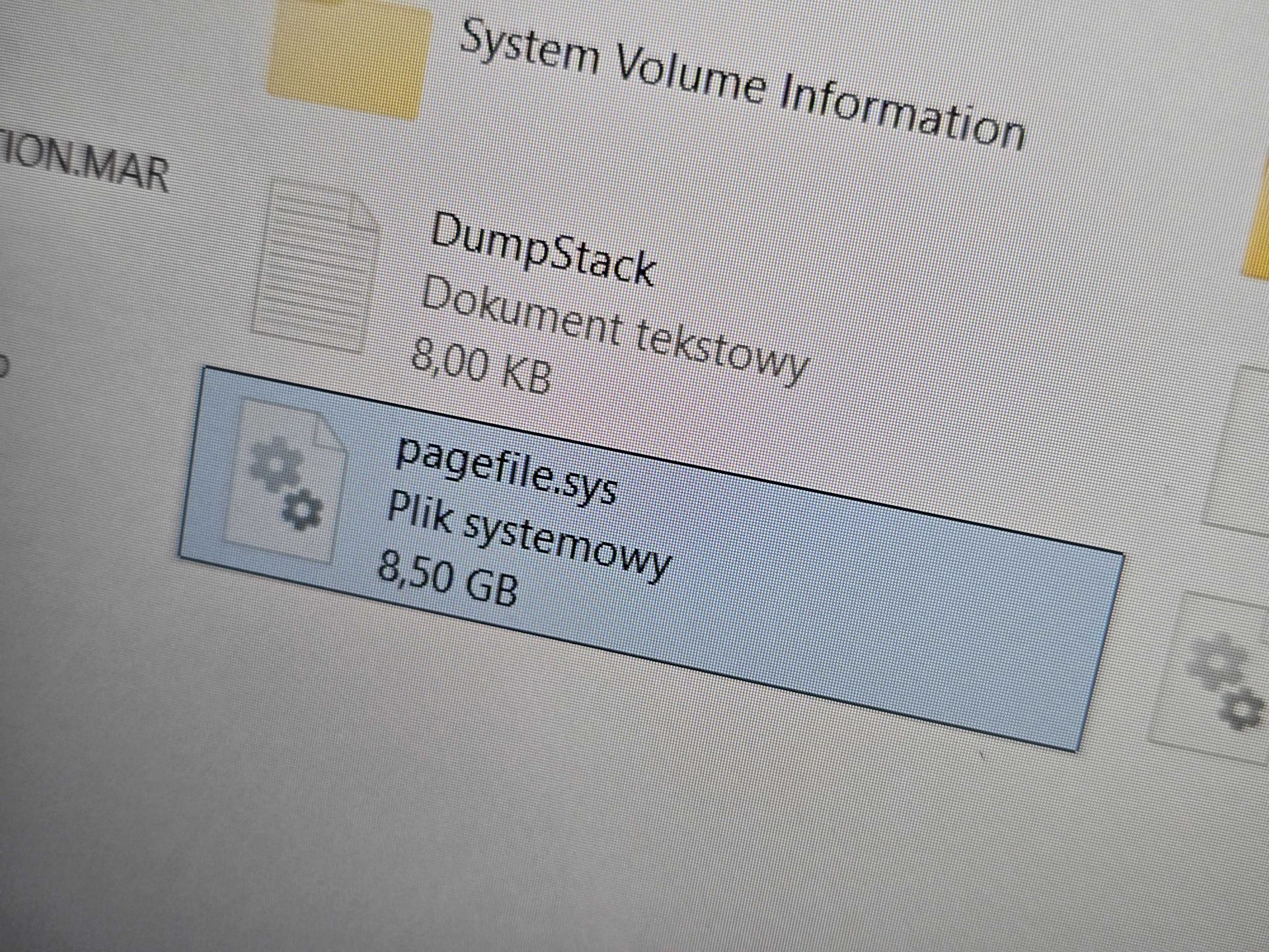 PAGEFILE.SYS - do czego służy i czy można go wyłączyć?