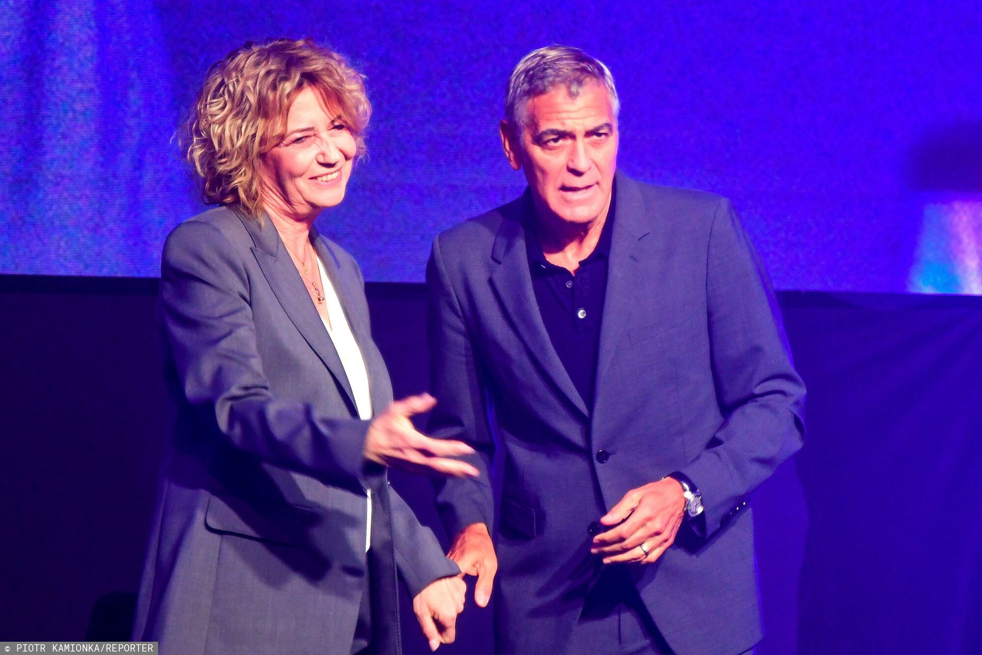 George Clooney "kocha Łódź". Powiedział to u boku Hanny Zdanowskiej