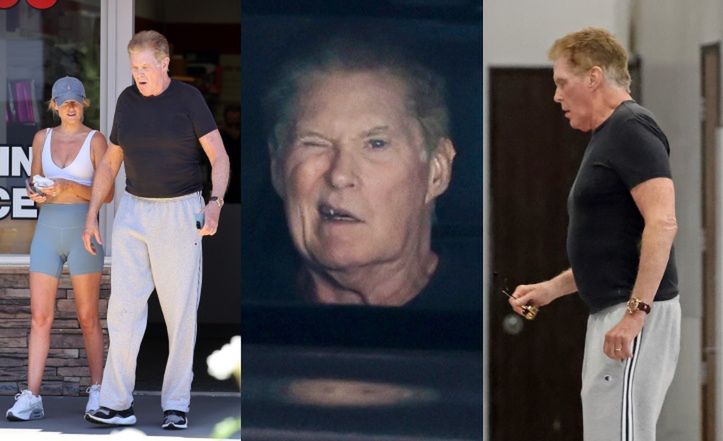 David Hasselhoff sfotografowany z młodszą o 27 lat żoną. Aktor walczy z poważnymi problemami zdrowotnymi