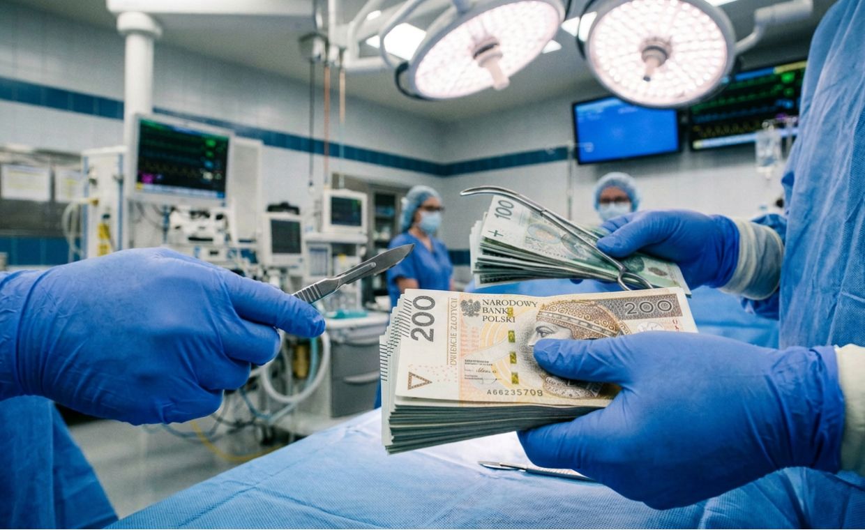 Prawie 8 tys. zł w godzinę. Szpital ujawnił, ile płaci za pracę na NFZ