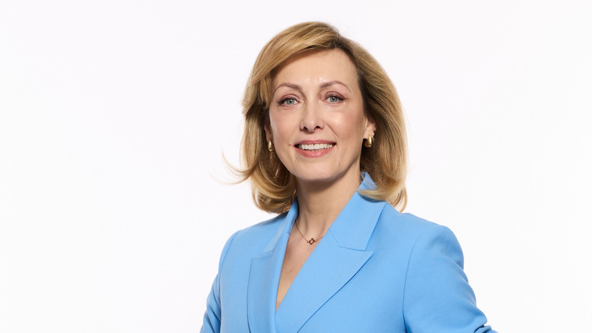 Anna Kalczyńska prowadzącą "Wydarzenia 18:50"