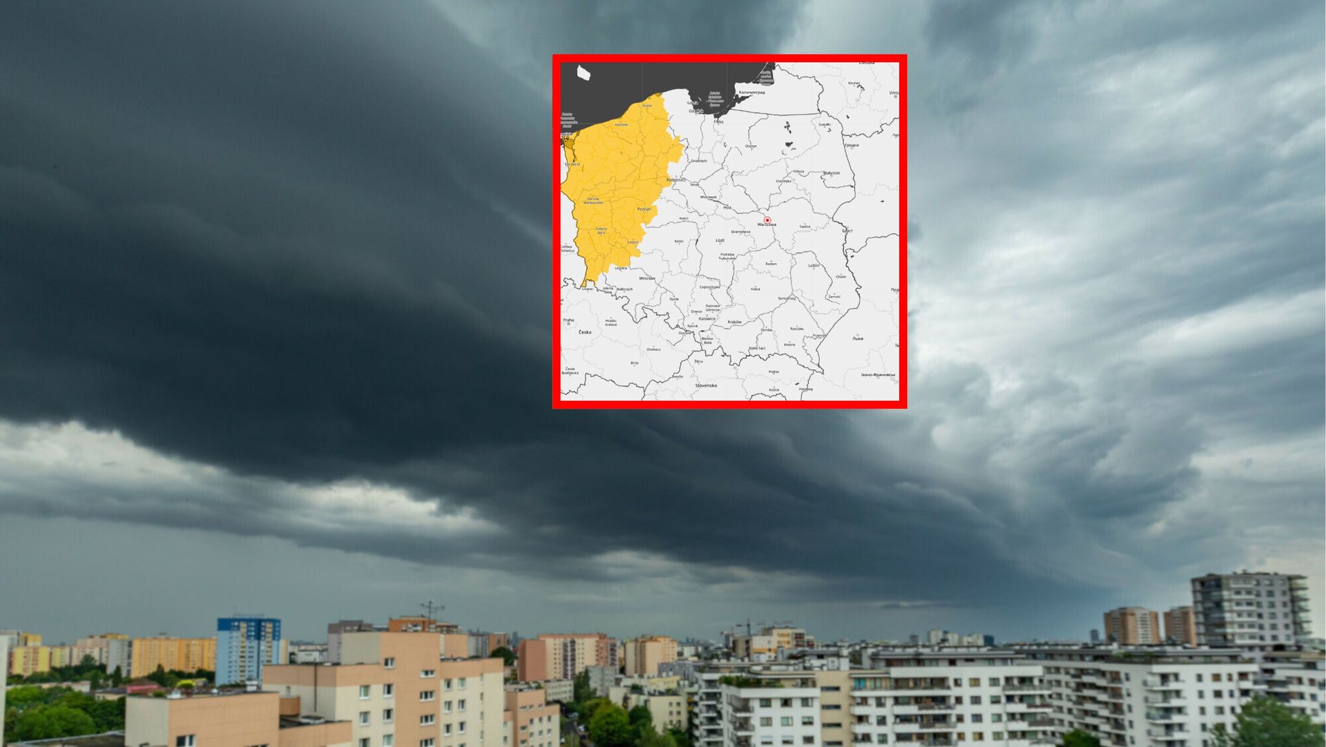 Niż znad Norwegii nadciąga. Uwaga na burze i silny wiatr