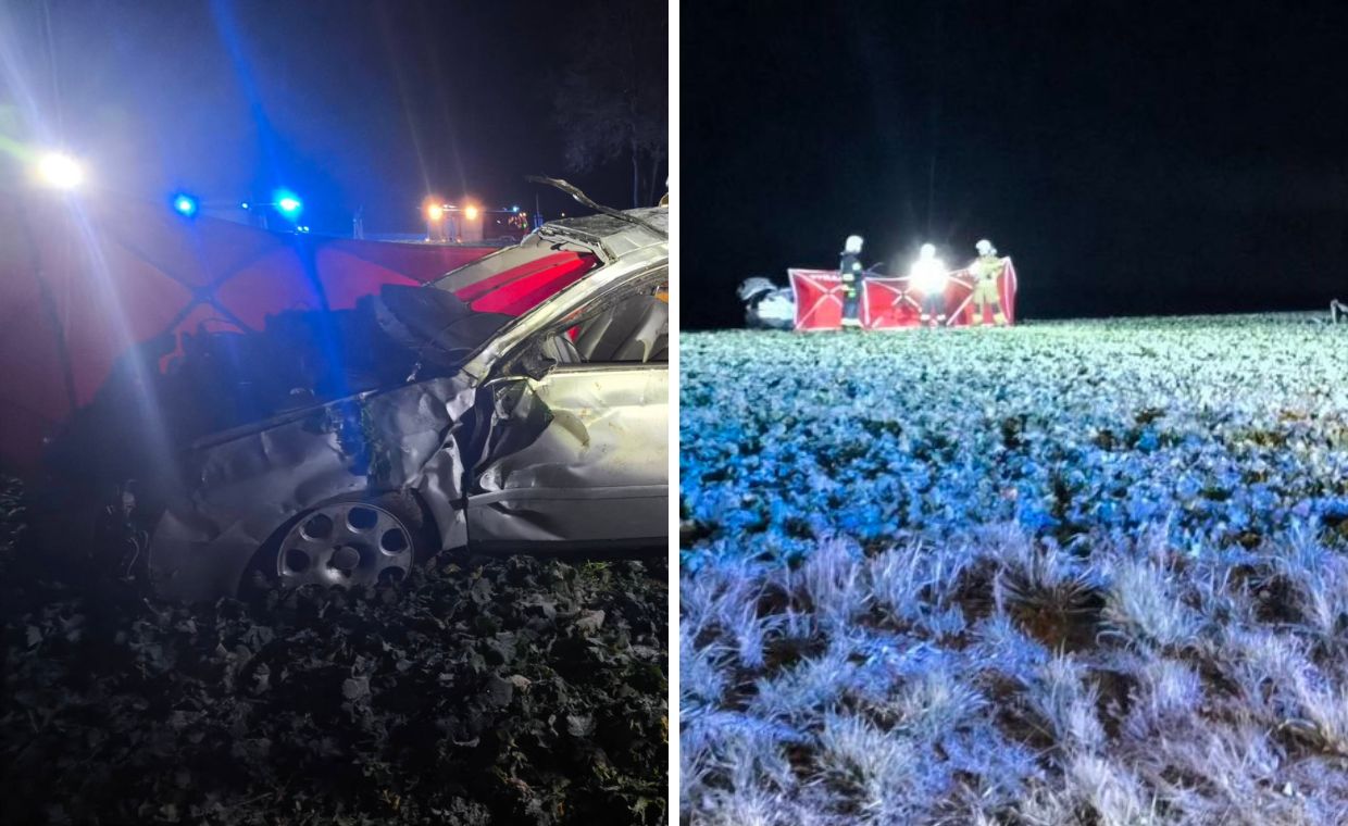 Tragiczny wypadek w Wielkopolsce. Nie żyje 18-latek