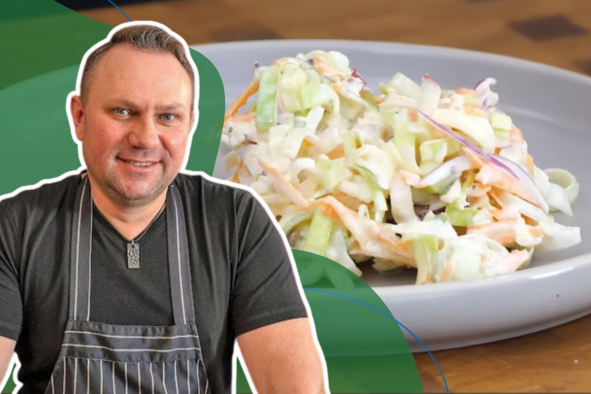 Strzelczyk robi bez majonezu. Tradycyjna surówka z pora, a smakuje wyjątkowo