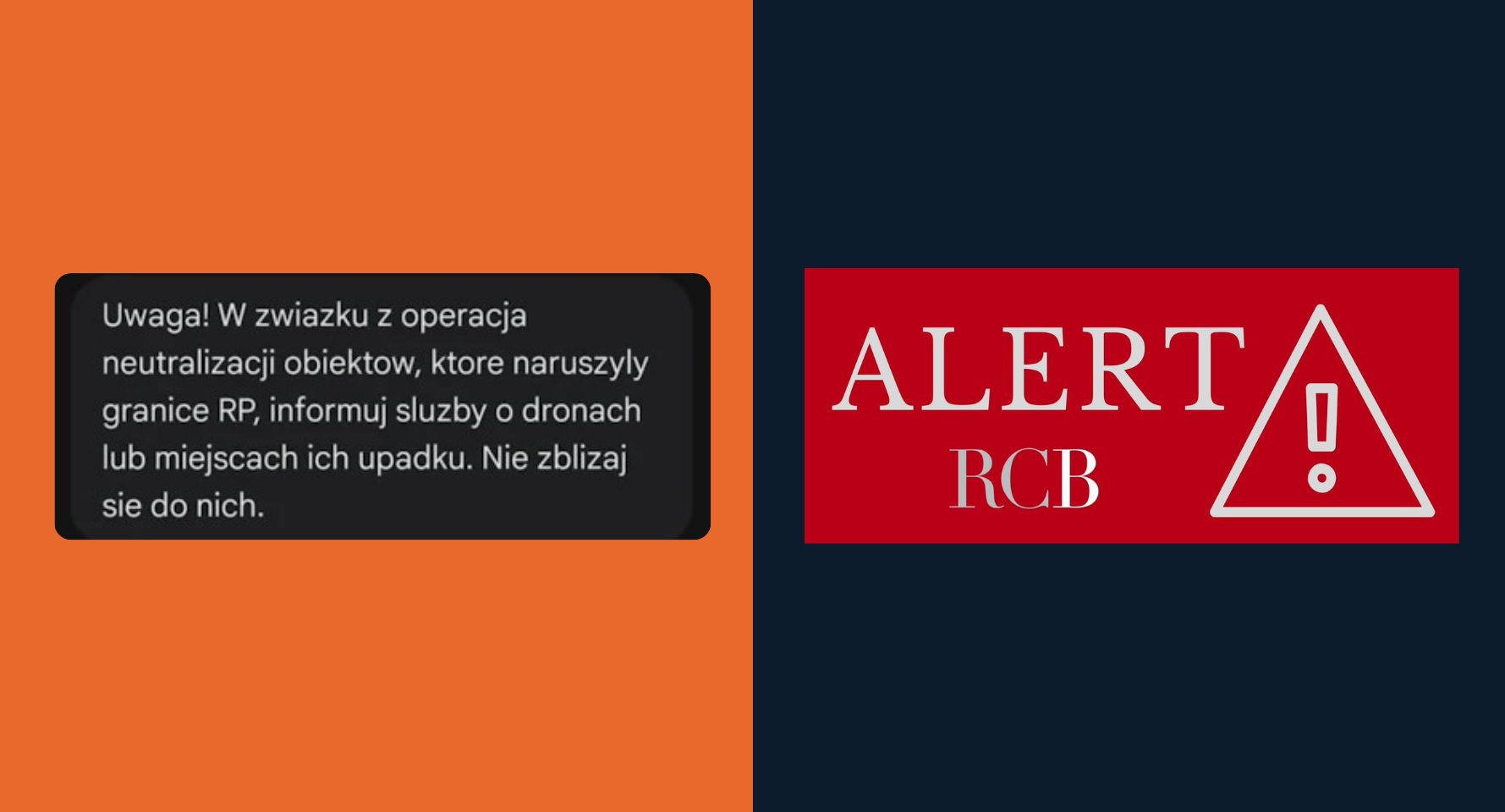 Polacy dostają alert RCB. W mazowieckim dopiero po 9 rano