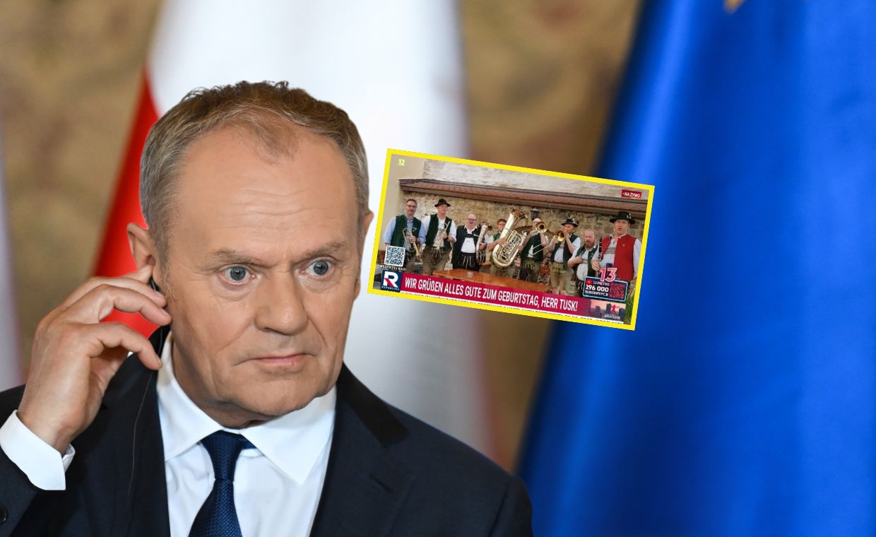Donald Tusk obchodzi urodziny. TV Republika nie mogła sobie darować