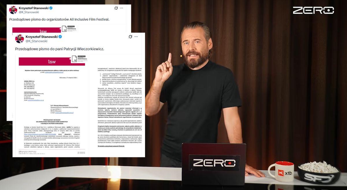 Stanowski wysyła wezwania przedsądowe. "Kończę tę żenującą historię"