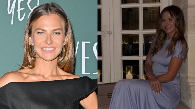 Anna Lewandowska zmierza na pokaz Victorii Beckham w dopasowanej kreacji. Klasa?