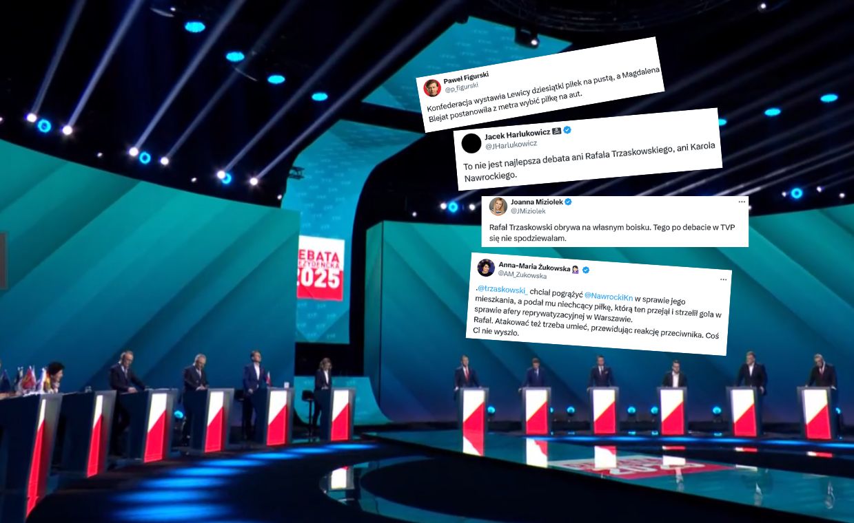 Debata w TVP. Pojawiają się kolejne komentarze