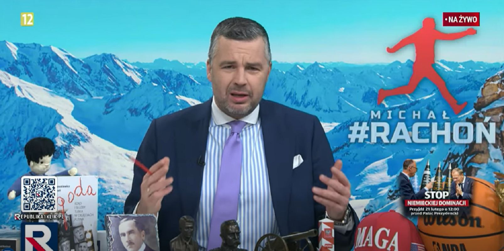 Taką widownię gromadzi poranny program Rachonia w TV Republika