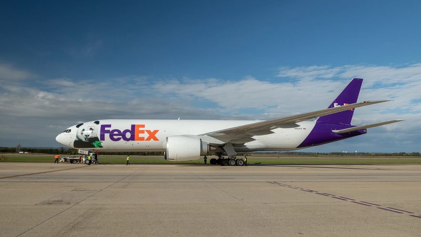Pandy poleciały z Chin do Atlanty. Boeing 777F pokonał 12,8 tys. km