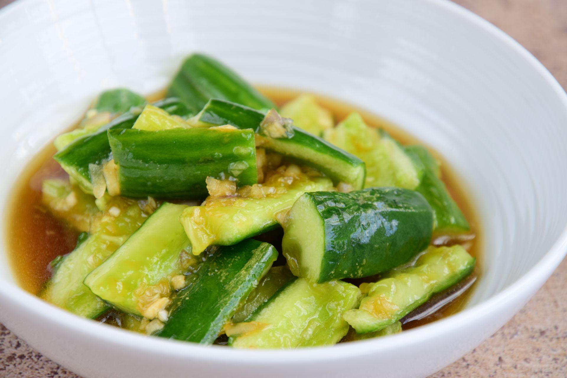 Mizerię po azjatycku robię przez cały rok. Bardziej chrupiącej nie jadłam nigdy wcześniej