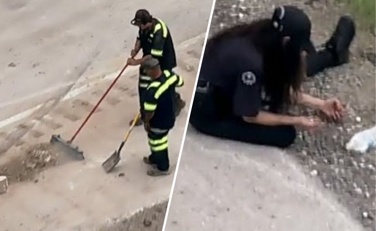 8 milionów dziesięciocentówek na autostradzie. Wysypały się z tira