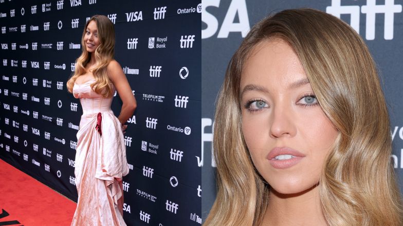 Sydney Sweeney eksponuje śmiały dekolt i ściśniętą gorsetem talię na Festiwalu Filmowym w Toronto. Rakieta?