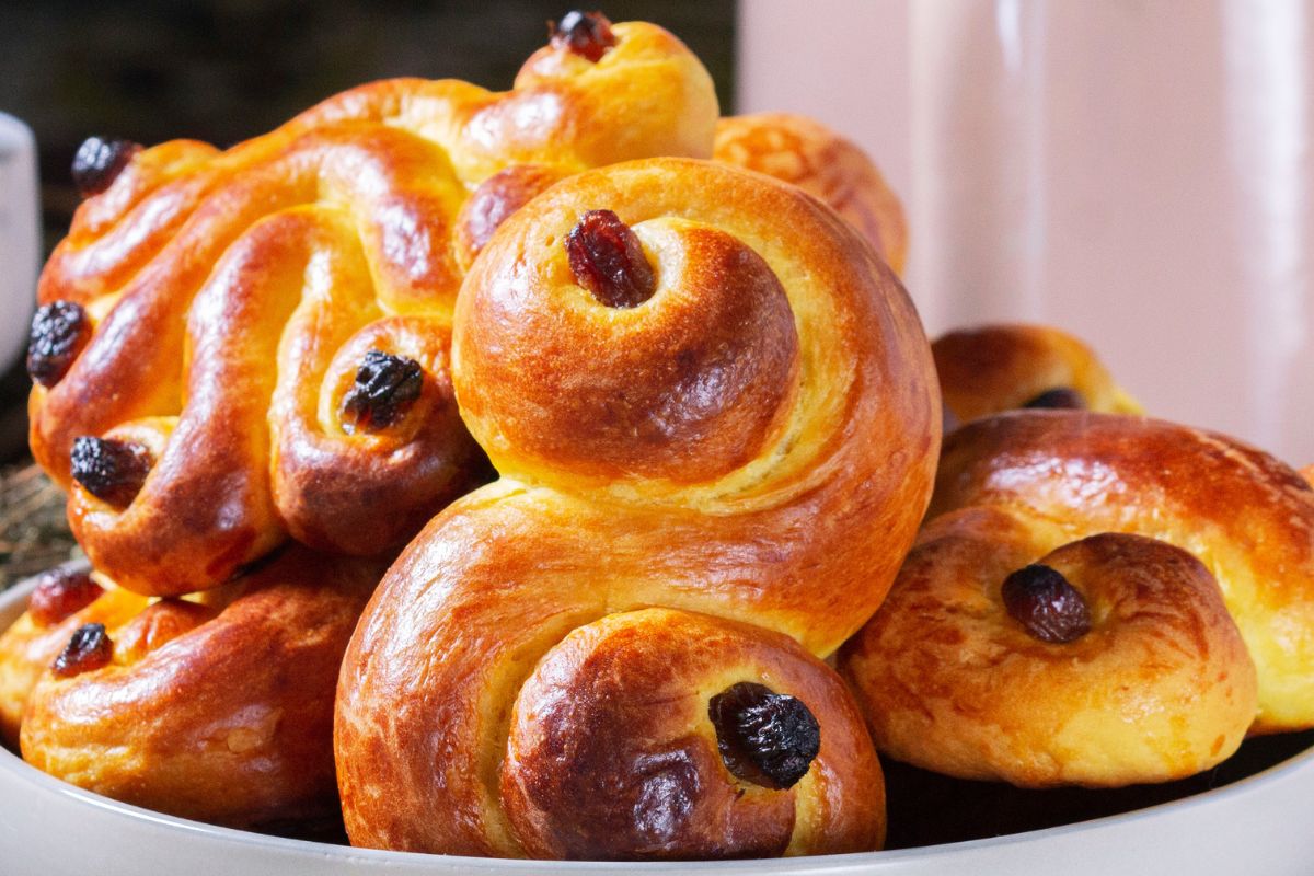 Pieczono na św. Łucji. Złociste ciasto pachniało w całym domu