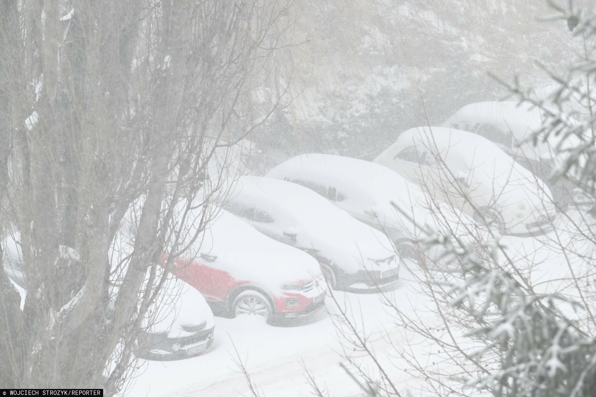 Pomorze pod śniegiem. Karetki utknęły w zaspach, szkoły odwołały zajęcia przez pogodę