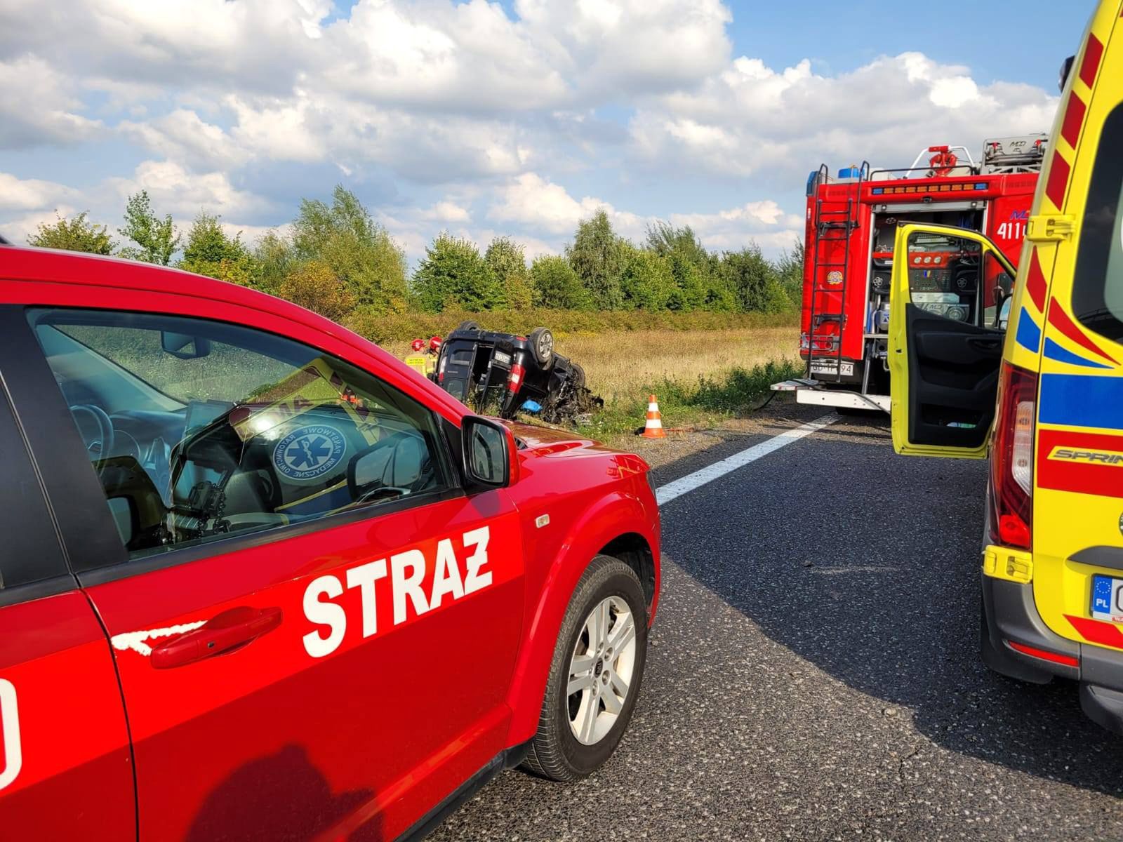 Tragiczny wypadek w Chojnicach. Zablokowana DK22