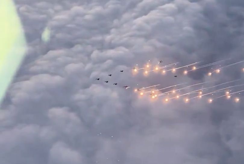 NATO-wska "lotnicza choinka". Wykonali ją Skandynawowie