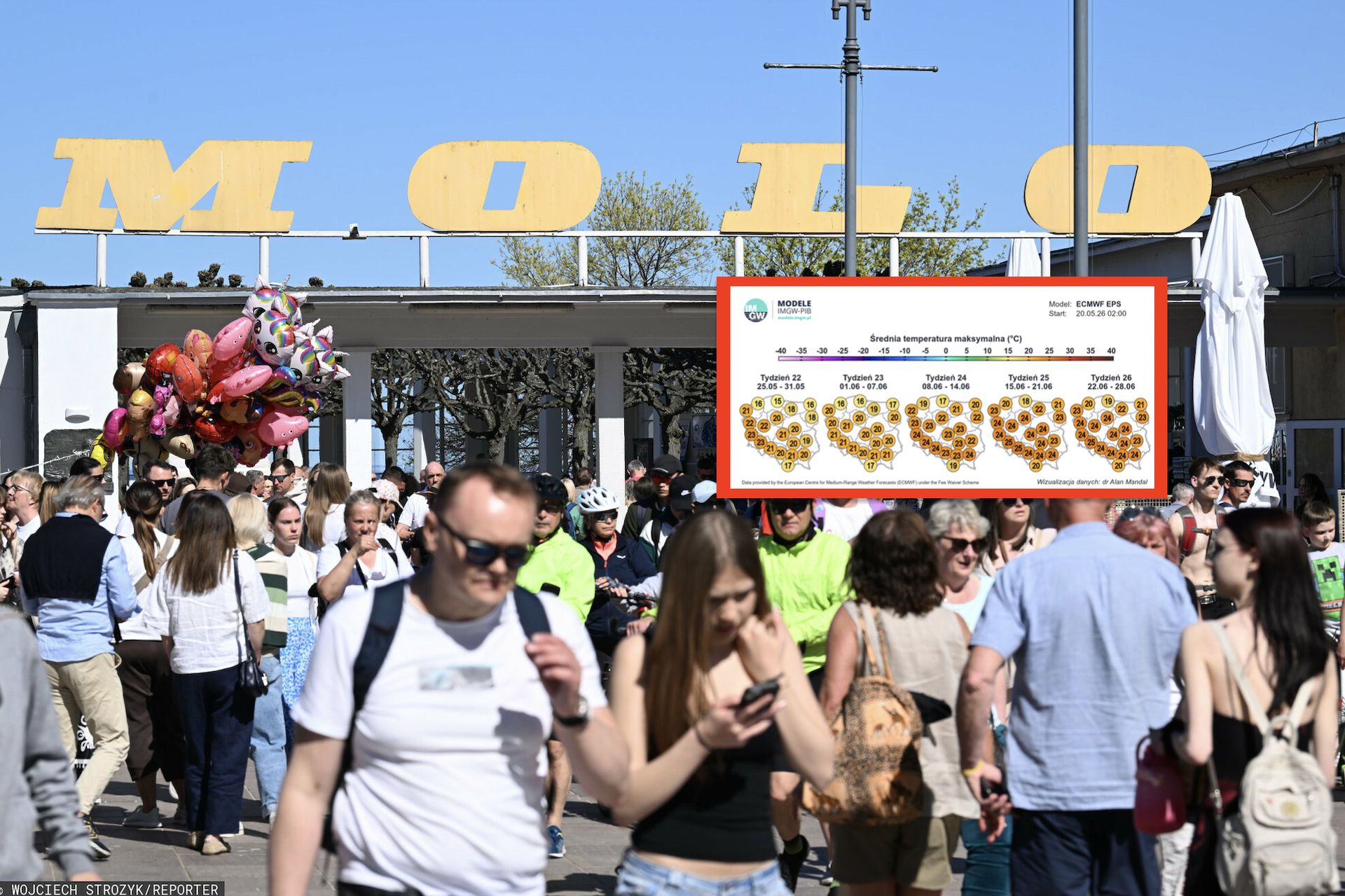 Zapowiada się gorące lato. Temperatury wyższe od normy