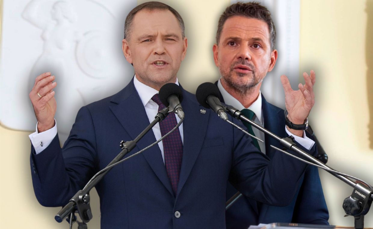 "Znowu nie wyszło". Leśkiewicz odpowiedział na zaczepkę Trzaskowskiego