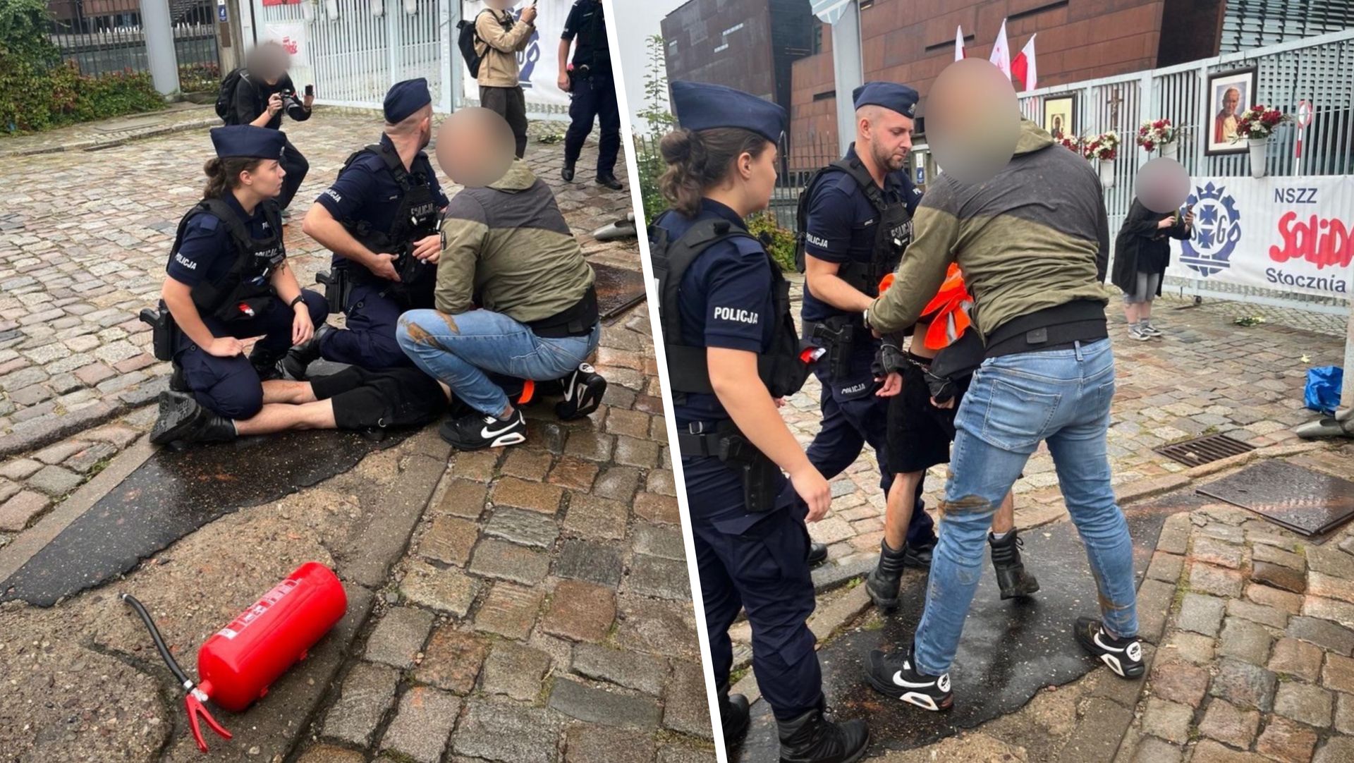 Atak aktywistów Ostatniego Pokolenia. Zatrzymano pięć osób