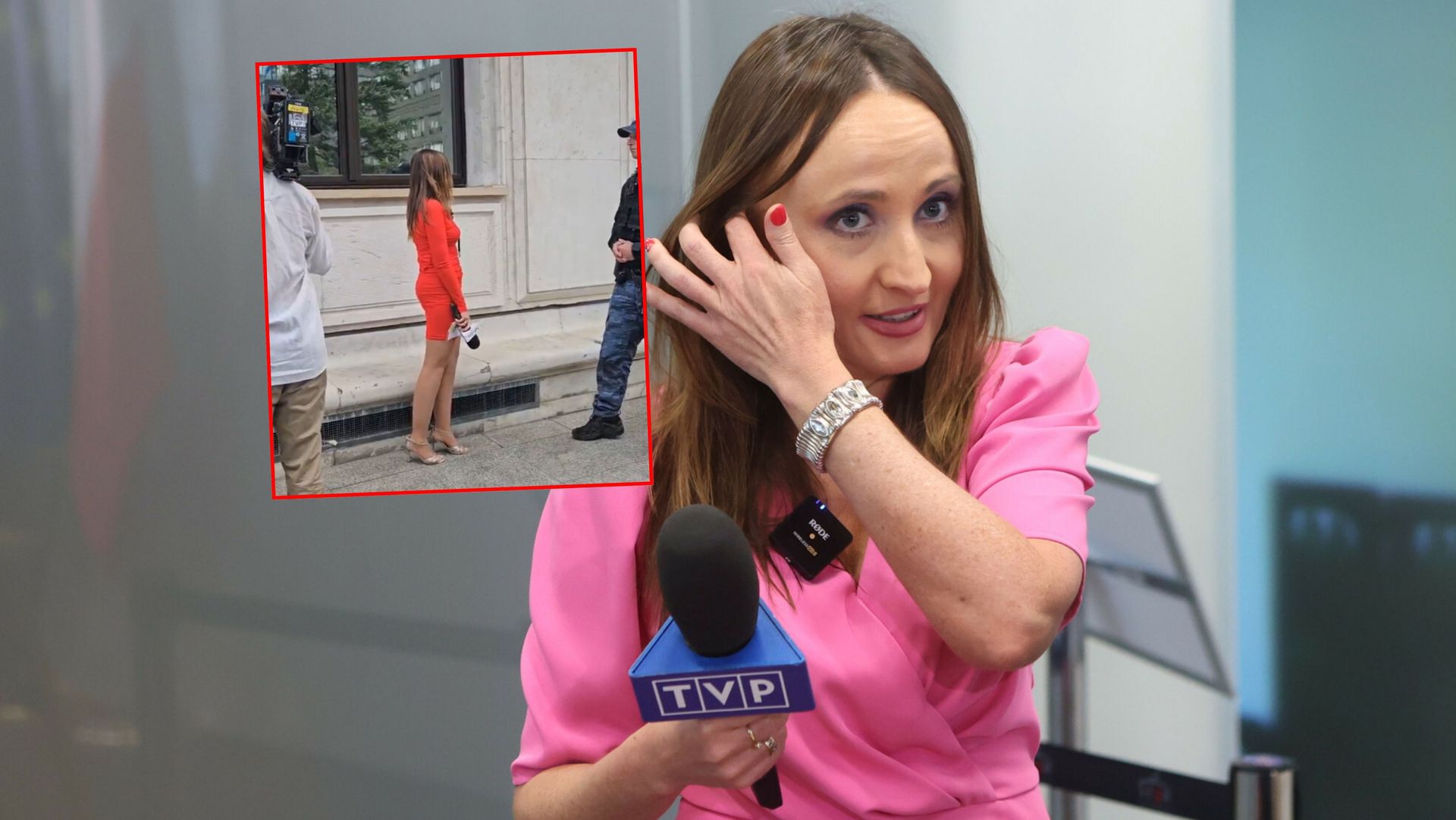 Awantura przed Sejmem. Dziennikarka TVP: To jest żenujące