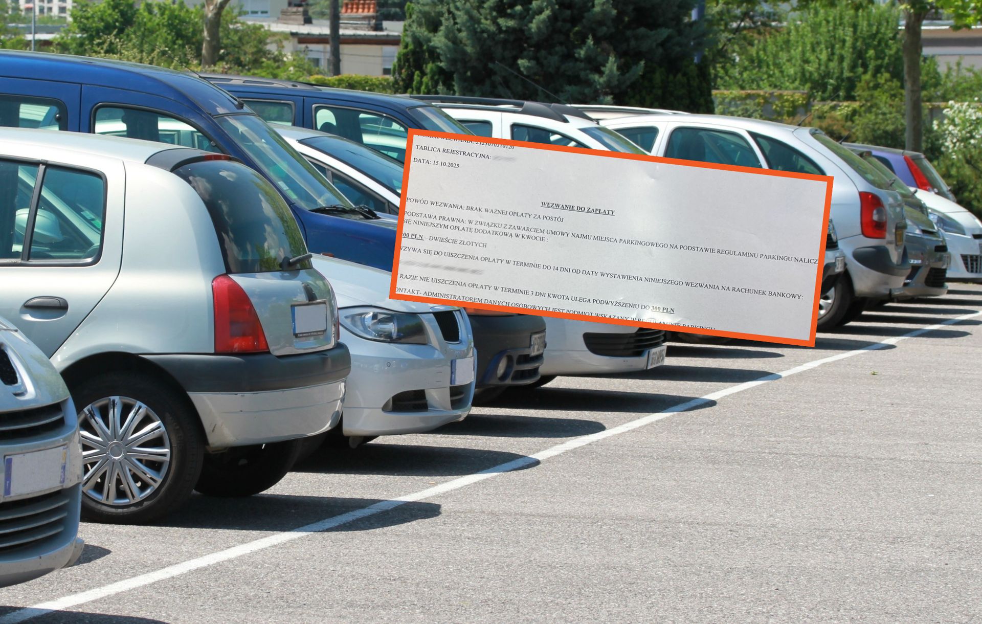 Znalazł taką kartkę za wycieraczką. Od razu zgłosił sprawę policji