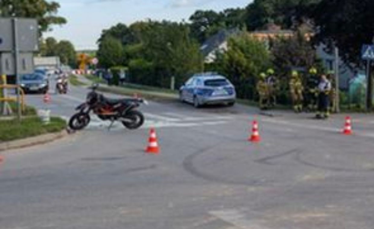 Trzy miesiące aresztu dla 21-latka. Potrącił motocyklistę i uciekł