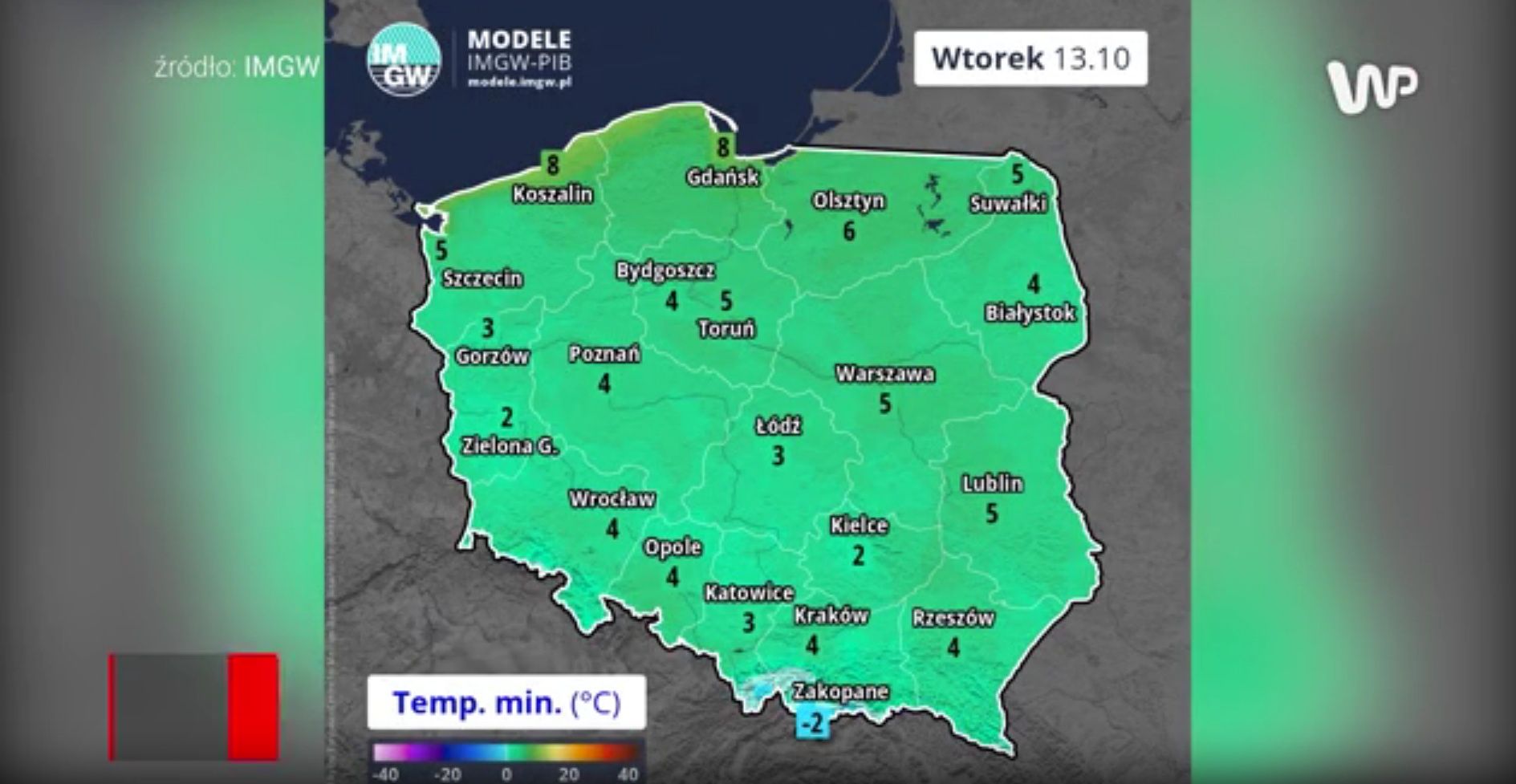 Idzie spore ochłodzenie. Pierwszy nocny przymrozek