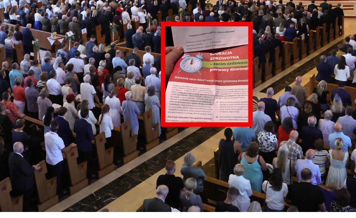 Kościół grzmi ws. "Edukacji zdrowotnej". W Pojawiły się specjalne ulotki