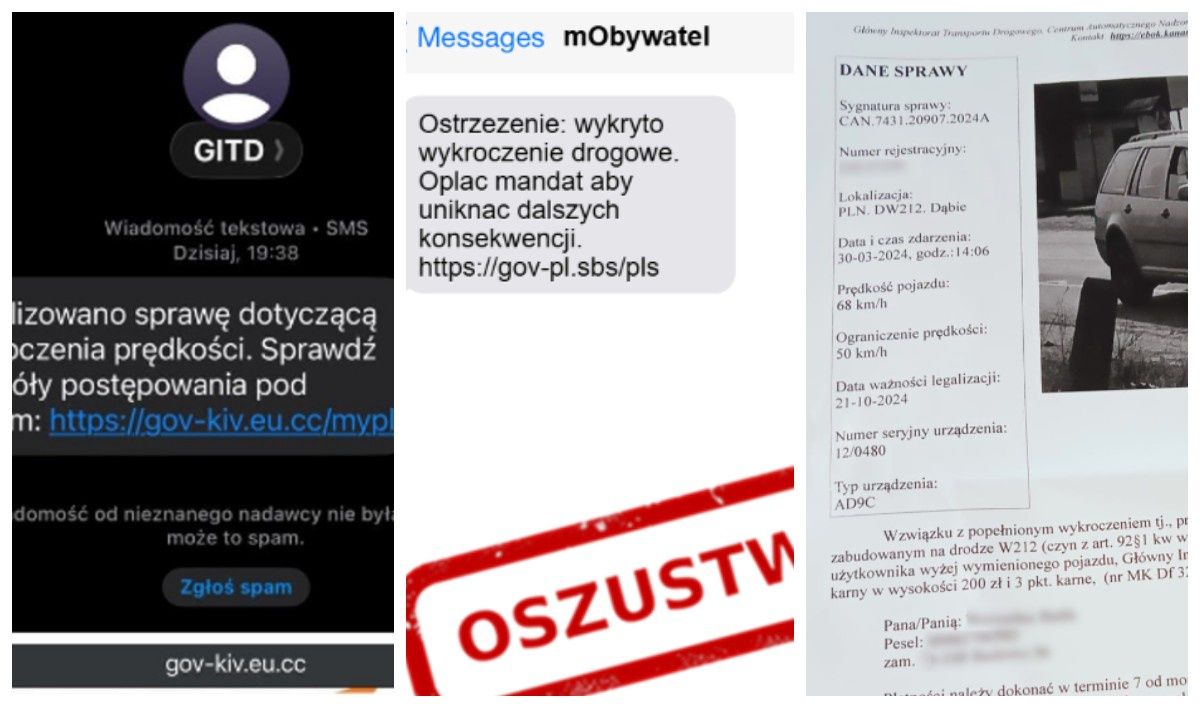 Uwaga. Tak próbują oszukiwać na "mandaty"
