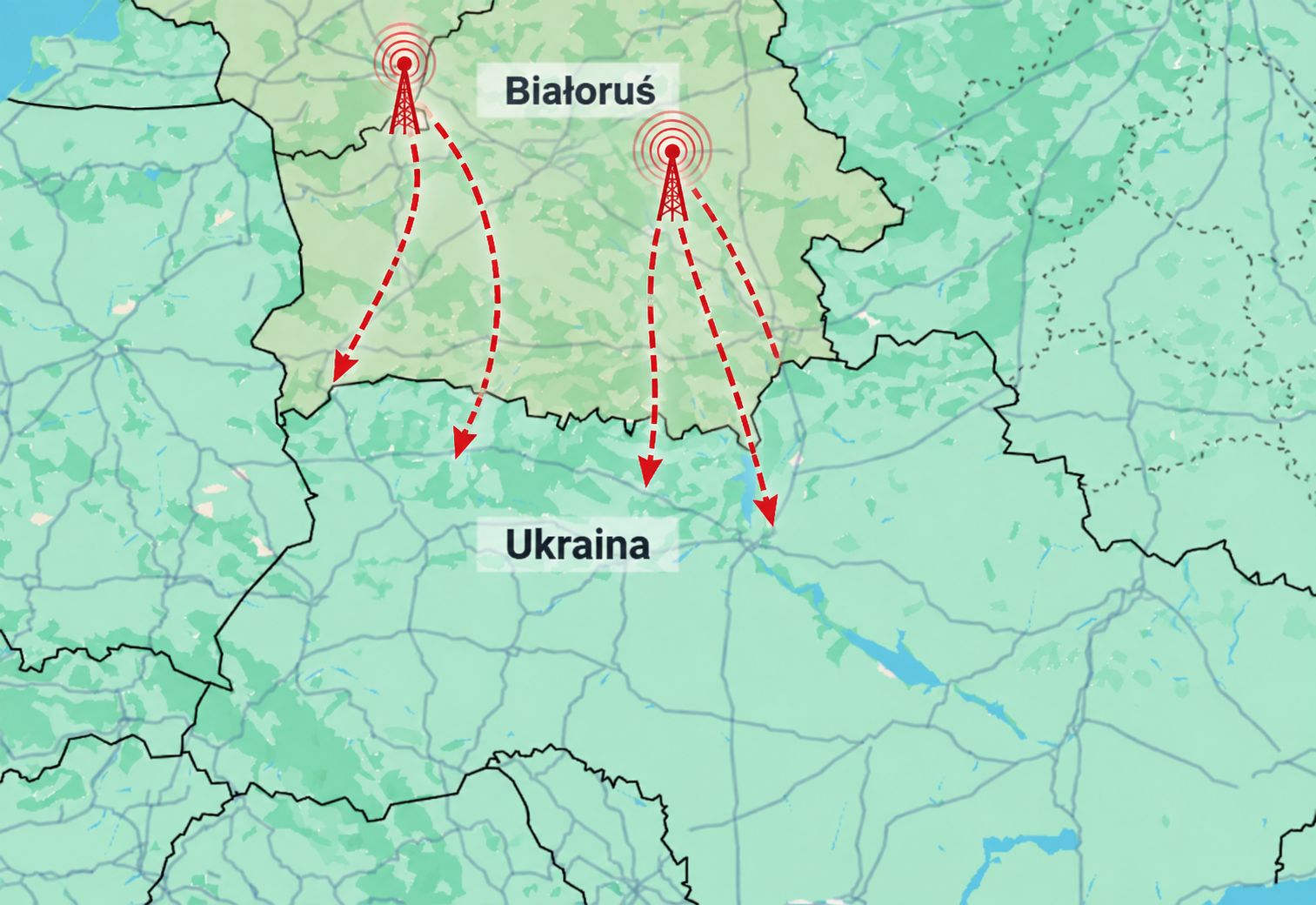 Nowy sposób Rosji na ataki. Kluczowa rola Białorusi