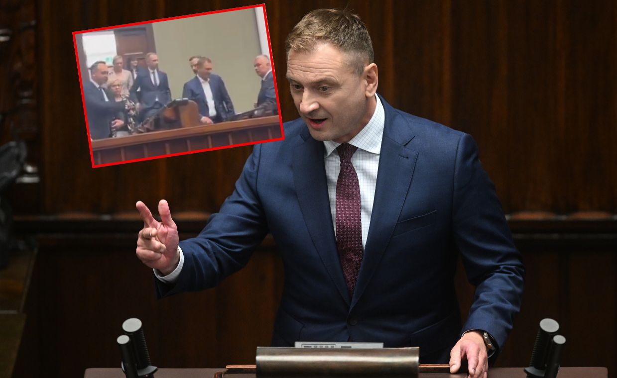 Tak powitali Nitrasa w Sejmie. "Brawo Sławek!"