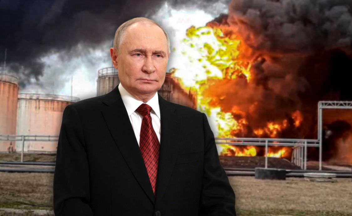 Zapach płonących pieniędzy. Ukraińcy uderzają tam, gdzie Putina zaboli najbardziej