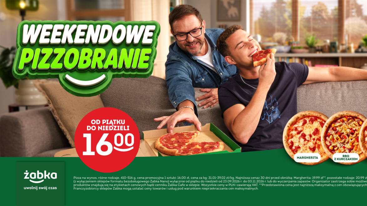 Aktorzy z "Rodzinki.pl" reklamują pizzę w Żabce