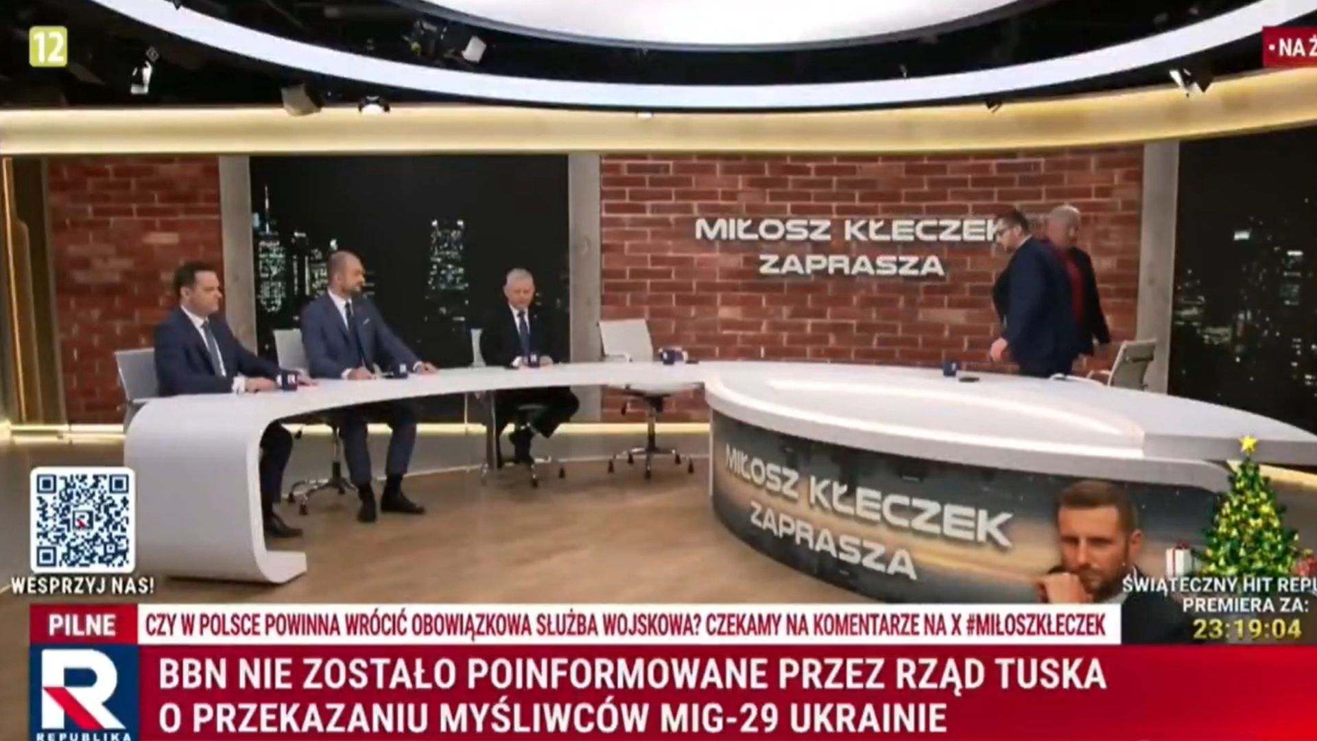 Awantura w TV Republika. "Młody człowieku, nie drzyj się!"