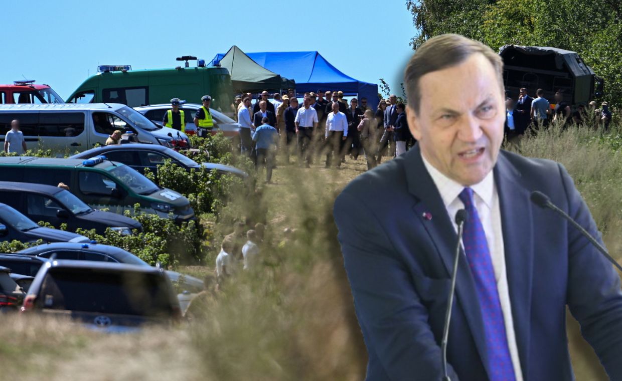 Rosyjska rakieta na terytorium Polski. Sikorski reaguje