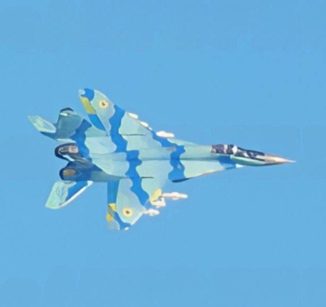 Dostrzeżony nad Ukrainą. MiG-29 w specyficznym kamuflażu