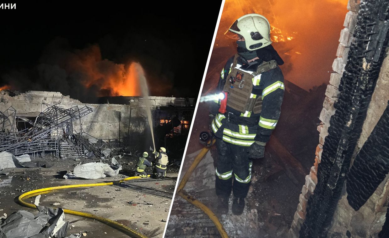 Nocny atak na Ukrainę. Rakiety i drony w powietrzu