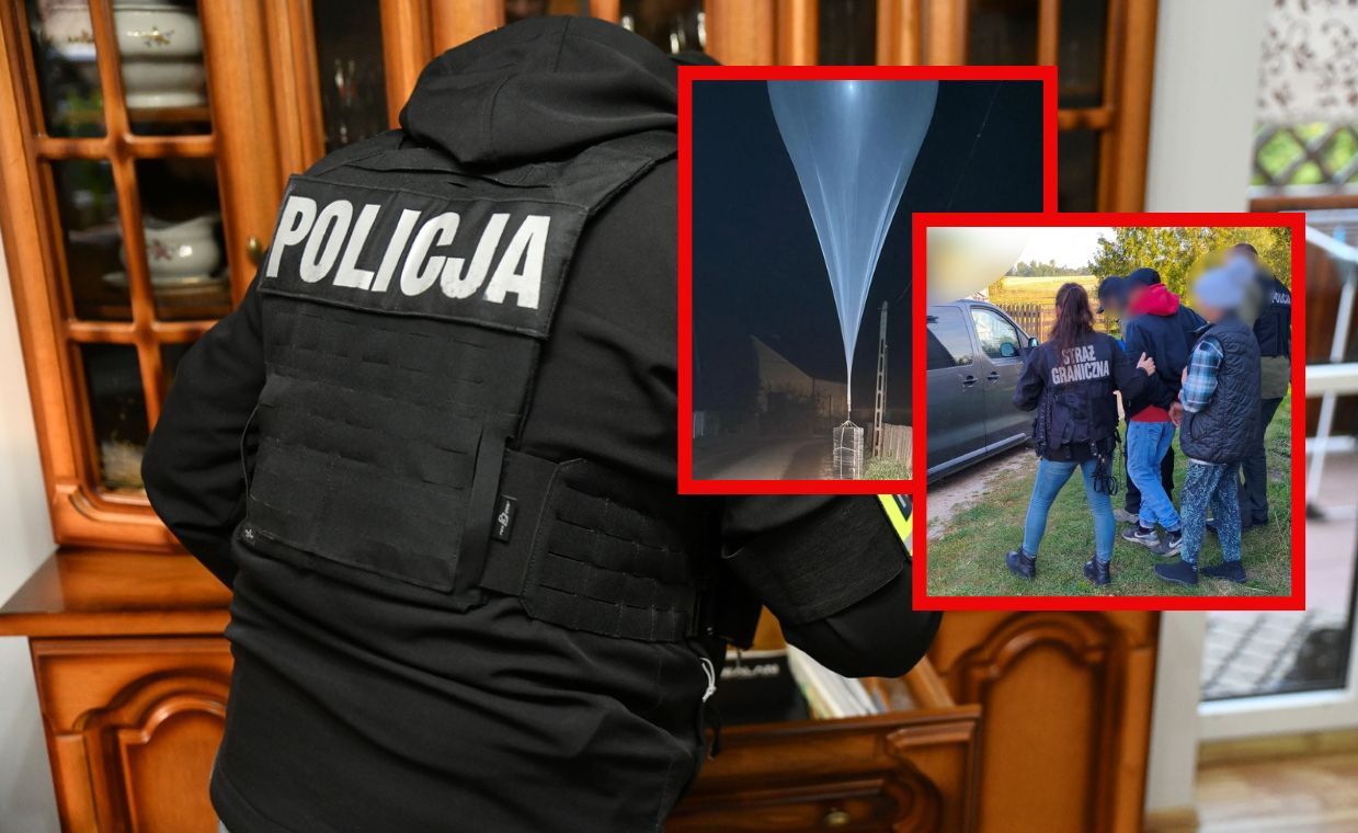 Kolejne balony na Podlasiu. Służby wkroczyły do domu Polaków