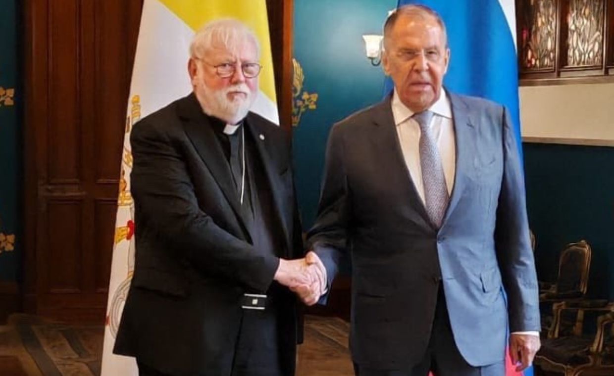 Wysłannik Watykanu w Rosji. Abp Gallagher spotkał się z Ławrowem