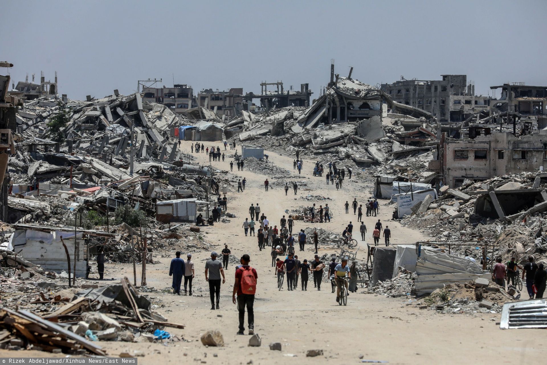 Izrael zbombardował Rafah w Strefie Gazy