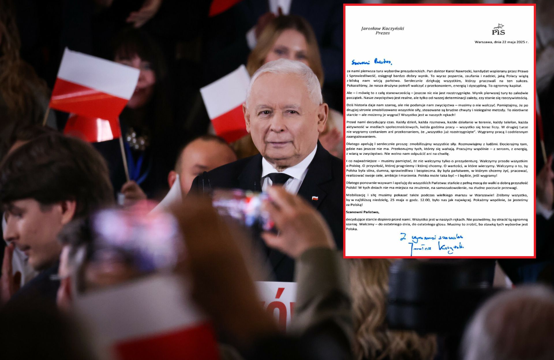 Gargamel murem za Nawrockim. Ujawniamy list do członków PiS